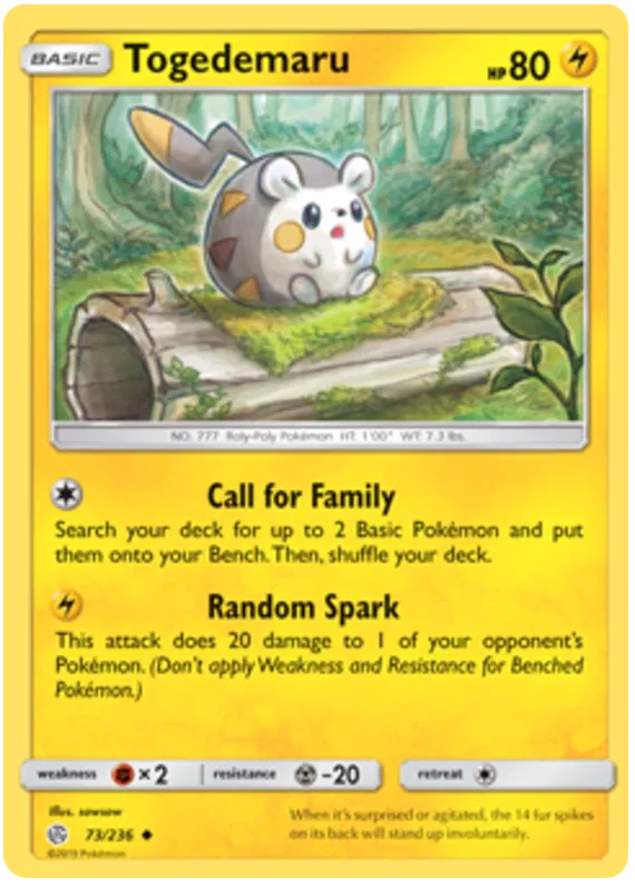 Togedemaru - Cosmic Eclipse #73