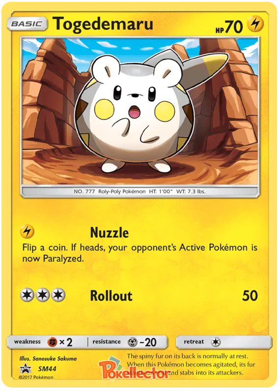 Togedemaru - Sun & Moon Promos #44