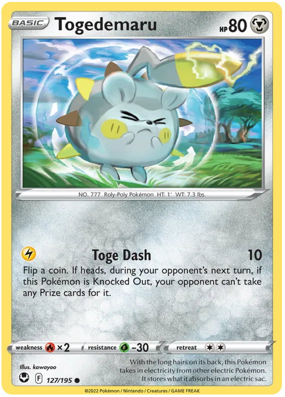 Togedemaru - Tempesta Argentata #127