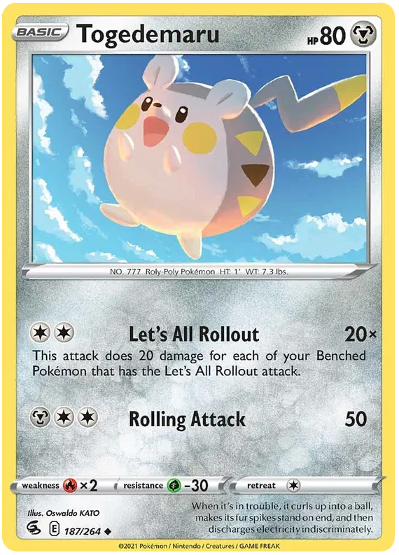 Togedemaru - Fusion Strike #187