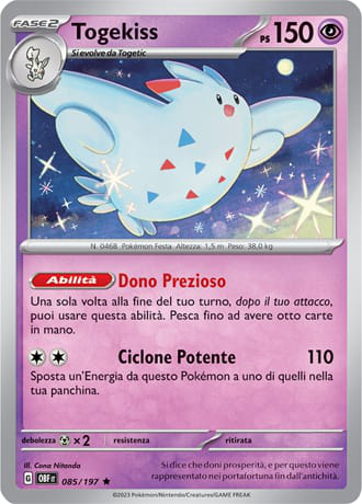 Togekiss - Ossidiana Infuocata #85