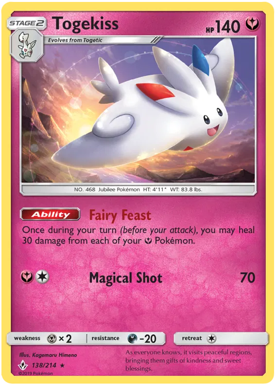 Togekiss - Unbroken Bonds #138