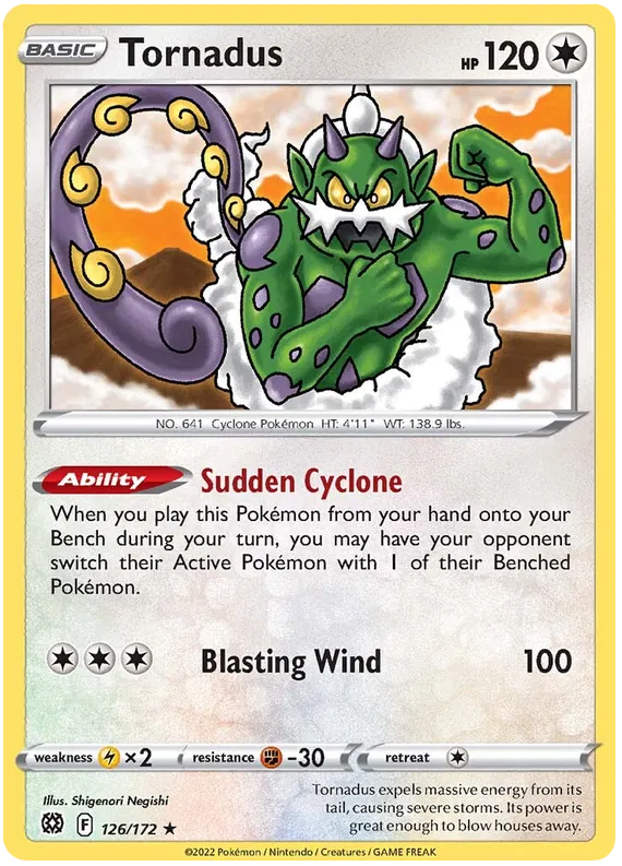 Tornadus - Brilliant Stars #126