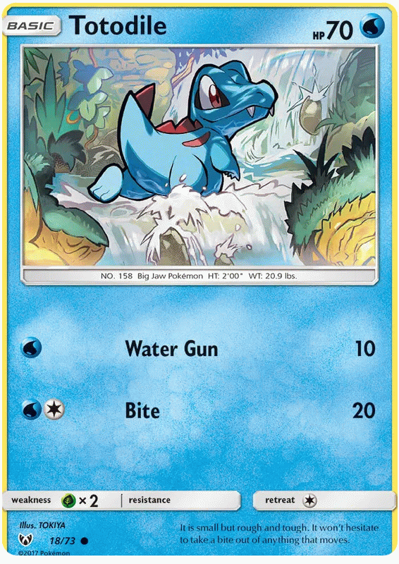 Totodile - Shining Legends #18