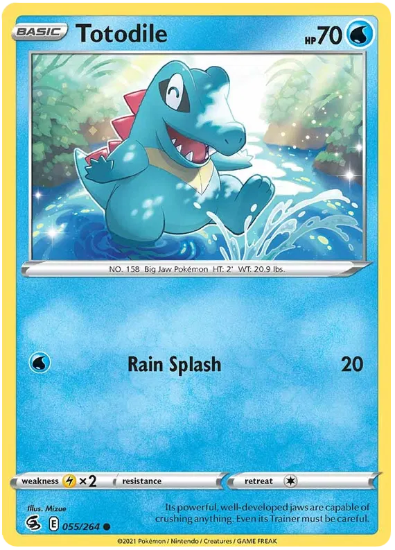 Totodile - Fusion Strike #55