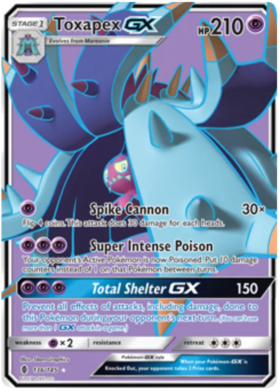 Toxapex GX - Guardians Rising #136