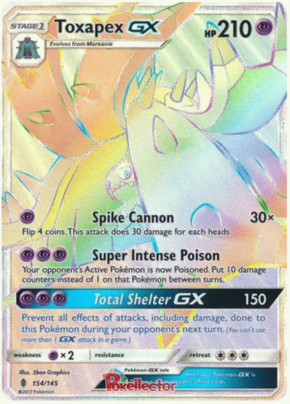 Toxapex GX - Guardians Rising #154