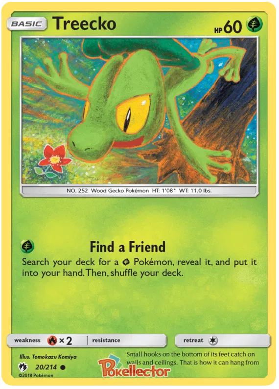 Treecko - Lost Thunder #20