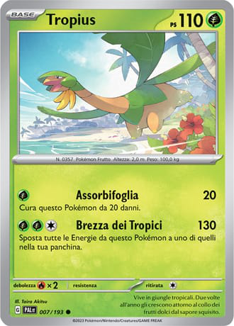 Tropius - Evoluzioni A Paldea	 #7