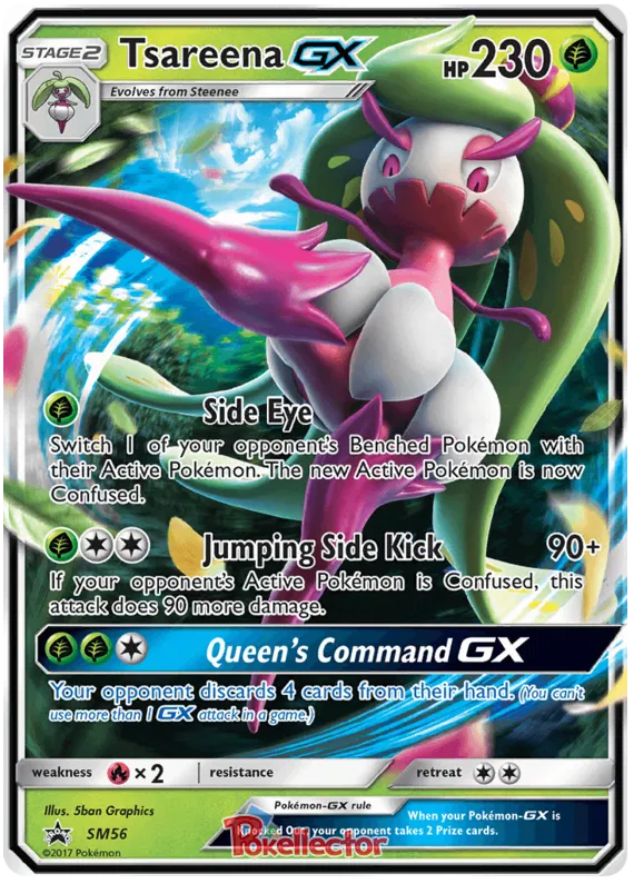 Tsareena GX - Sun & Moon Promos #56