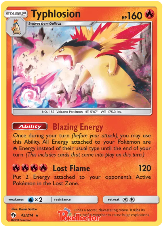 Typhlosion - Lost Thunder #42