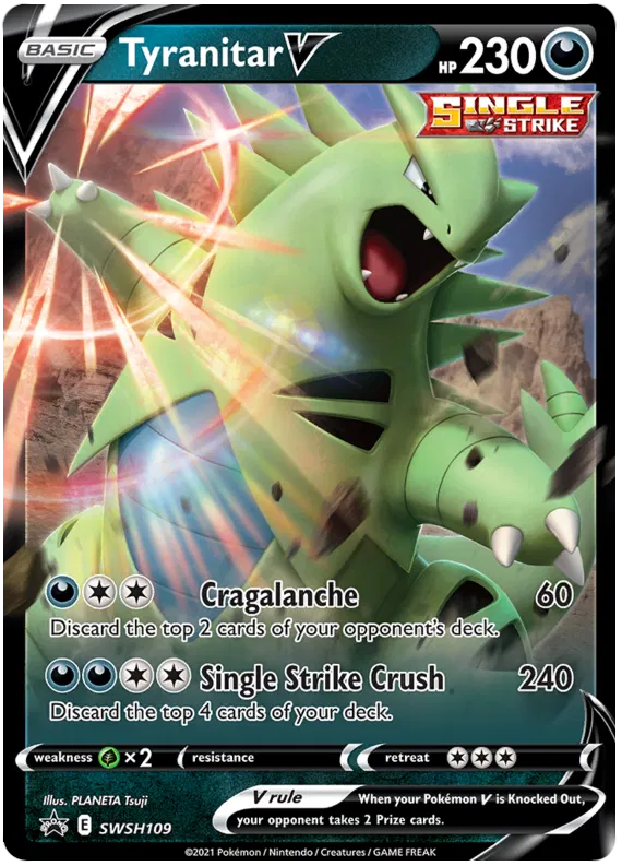 Tyranitar V - Sword & Shield Promos #109