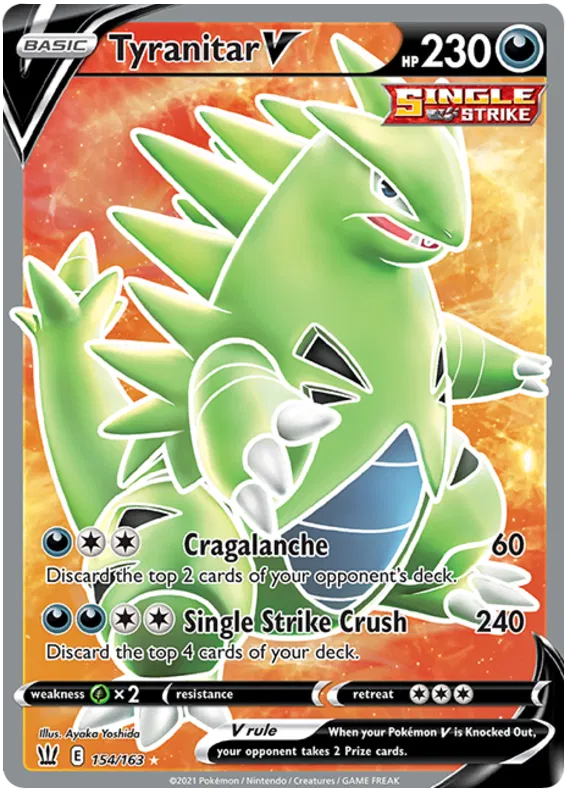 Tyranitar V - Battle Styles #154