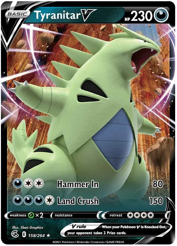 Tyranitar V - Fusion Strike #158