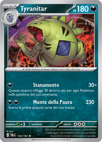 Tyranitar - Evoluzioni A Paldea	 #135