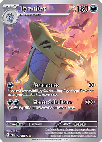 Tyranitar - Evoluzioni A Paldea	 #222