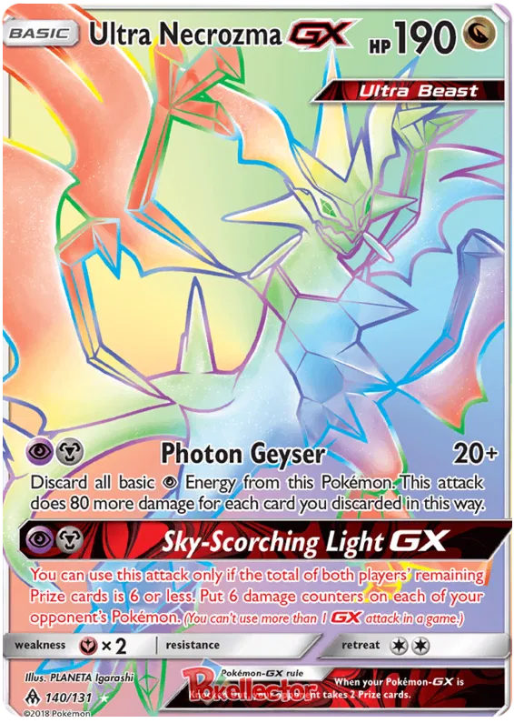 Ultra Necrozma GX - Forbidden Light #140