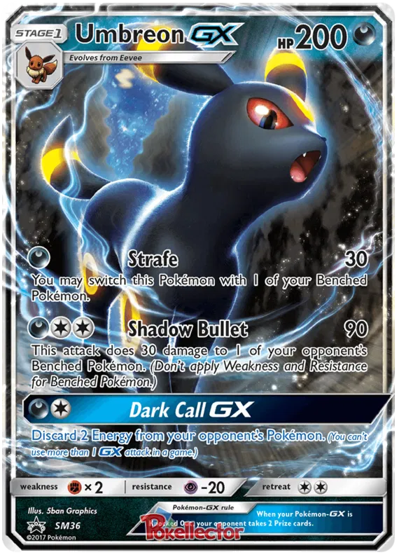 Umbreon GX - Sun & Moon Promos #36