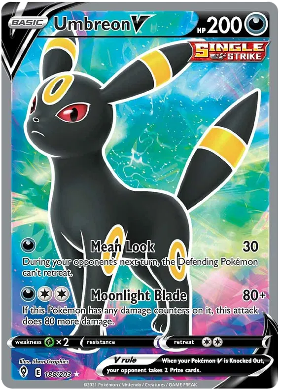 Umbreon V - Evolving Skies #188