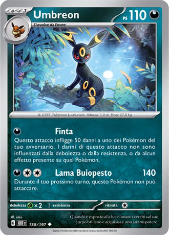 Umbreon - Ossidiana Infuocata #130