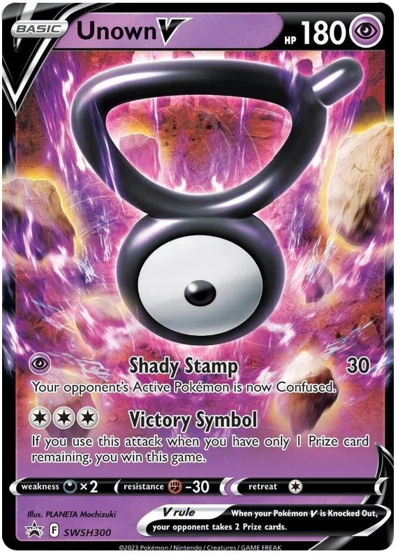 Unown V - Sword & Shield Promos #300