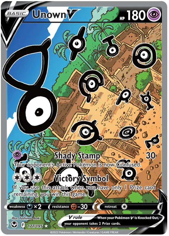 Unown V - Tempesta Argentata #177