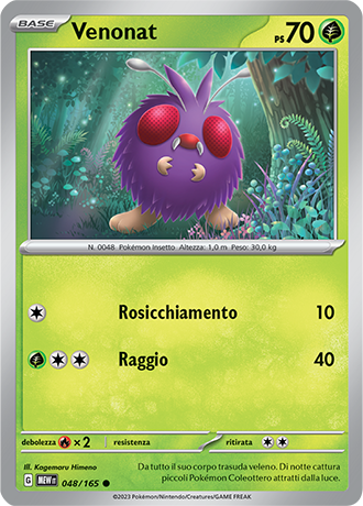 Venonat - Scarlatto & Violetto - 151 #48