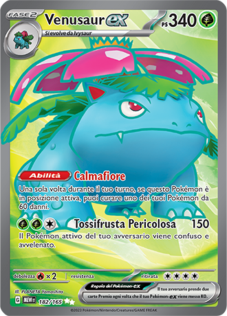 Venusaur ex - Scarlatto & Violetto - 151 #182