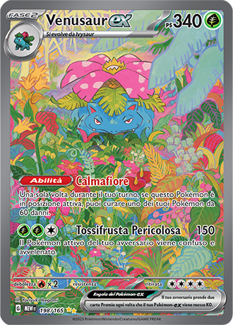 Venusaur ex - Scarlatto & Violetto - 151 #198