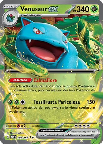 Venusaur ex - Scarlatto & Violetto - 151 #3