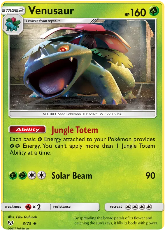 Venusaur - Shining Legends #3