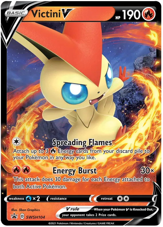 Victini V - Sword & Shield Promos #104