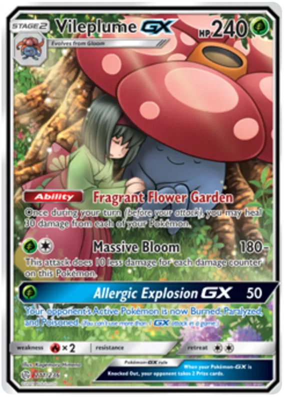 Vileplume GX - Cosmic Eclipse #211