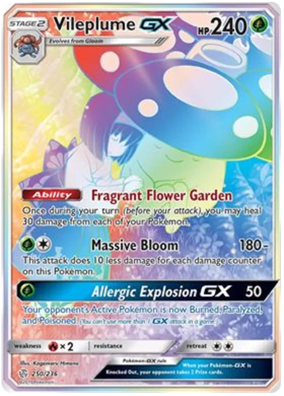 Vileplume GX - Cosmic Eclipse #250