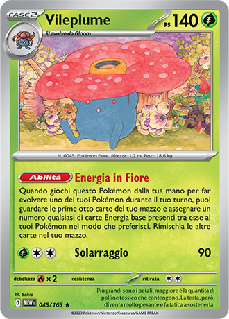 Vileplume - Scarlatto & Violetto - 151 #45