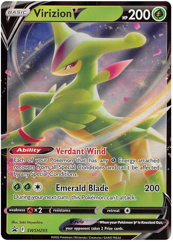 Virizion V - Sword & Shield Promos #295