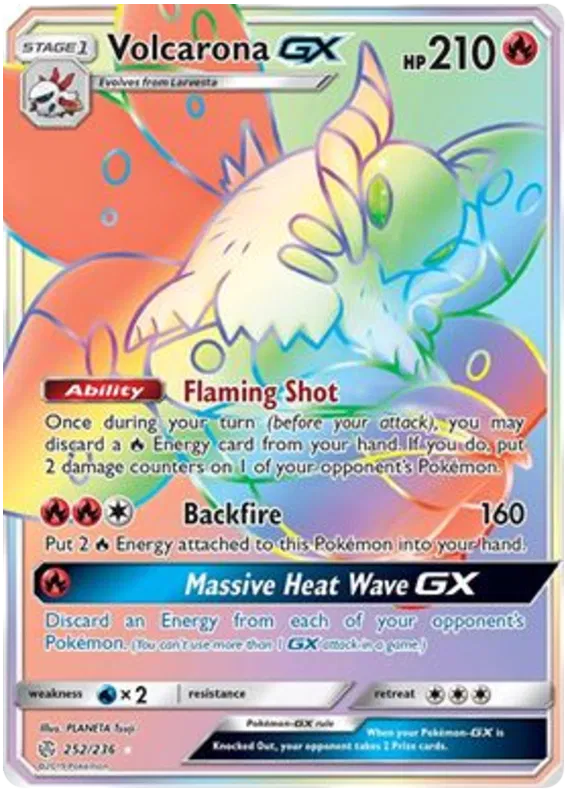 Volcarona GX - Cosmic Eclipse #252