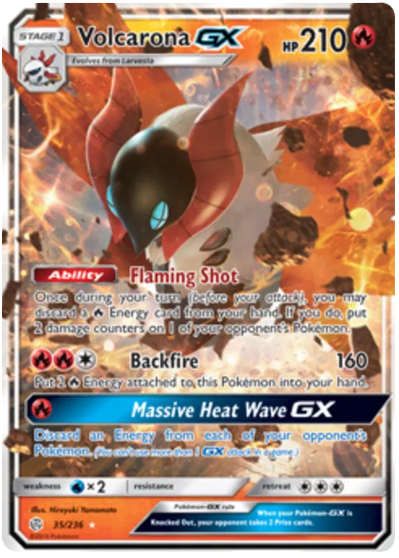 Volcarona GX - Cosmic Eclipse #35