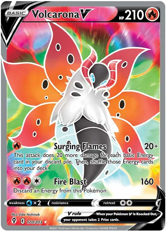 Volcarona V - Evolving Skies #170