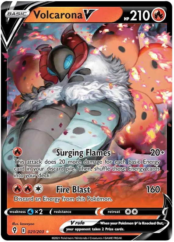 Volcarona V - Evolving Skies #21