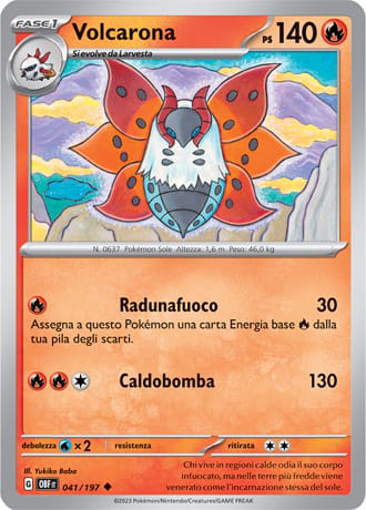 Volcarona - Ossidiana Infuocata #41