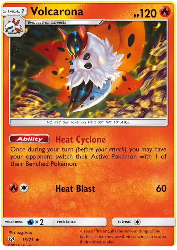 Volcarona - Shining Legends #13