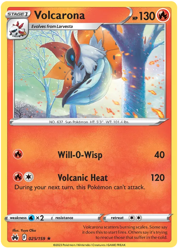 Volcarona - Crown Zenith #25