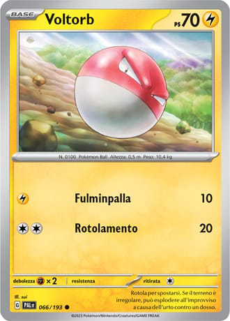 Voltorb - Evoluzioni A Paldea	 #66