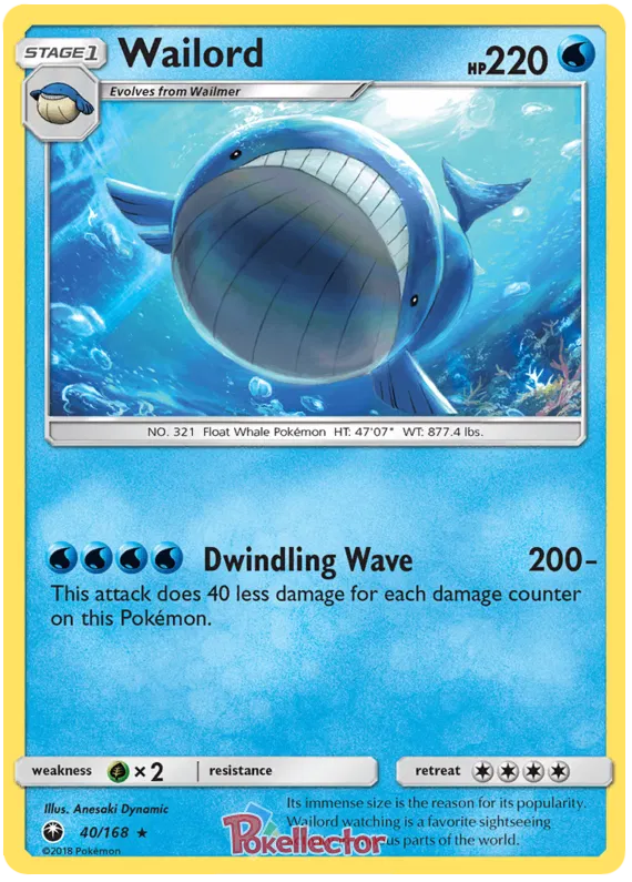 Wailord - Celestial Storm #40