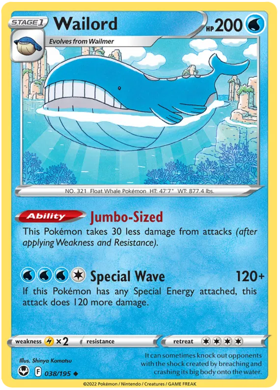 Wailord - Tempesta Argentata #38