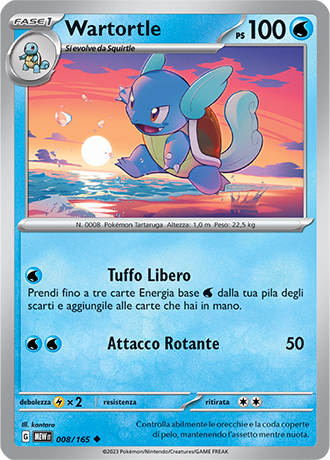 Wartortle - Scarlatto & Violetto - 151 #8