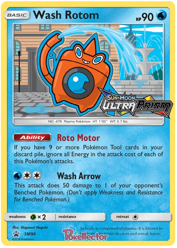 Wash Rotom - Sun & Moon Promos #94