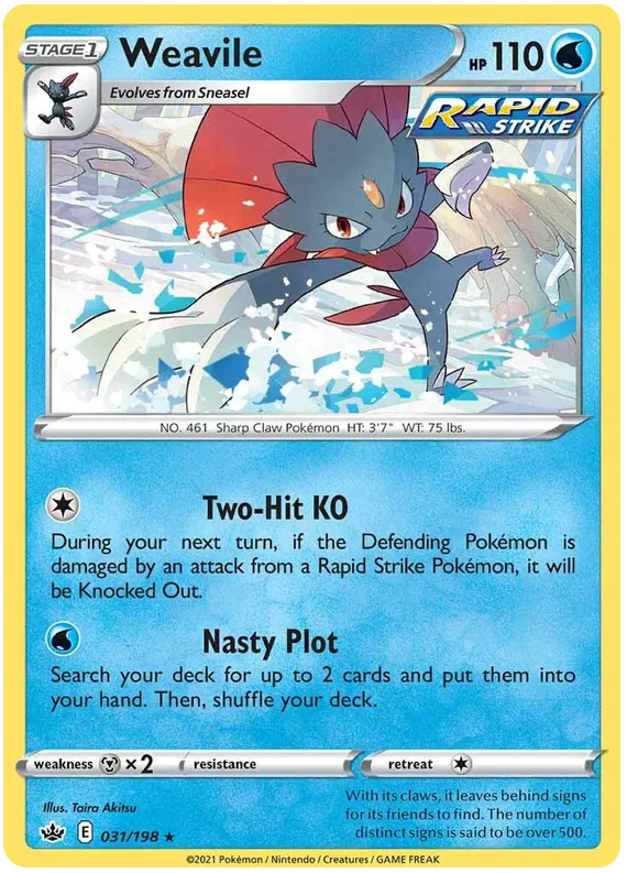 Weavile - Chilling Reign #31