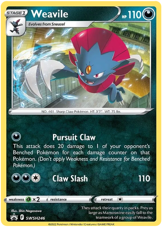 Weavile - Sword & Shield Promos #246